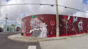 Wynwood Art Walls Miami Stock