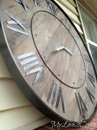 Rustic Clock Diy Wall Decor Diy Clock