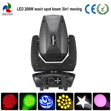 200w spot beam wash 3in1 led moving