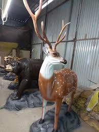 Fiberglass Deer Statue For Exterior