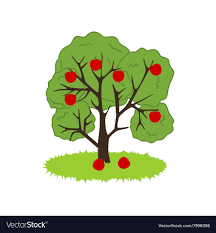 Apple Tree Icon Royalty Free Vector