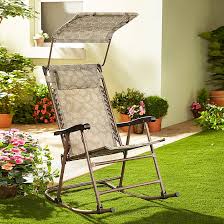 Rocking Garden Chair With Shade