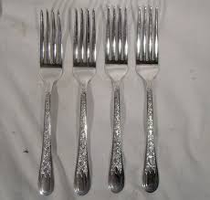 Silver Plated Luncheon Forks 1932