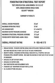 Egress Window Codes