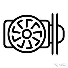 Centrifugal Pump Icon Outline