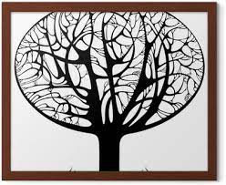 Wall Mural Graphic Stylized Tree Icon