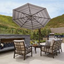 Treasure Garden Akz Plus 11 Octagonal Aluminum Cantilever Patio Outdoor Umbrella Quick Ship