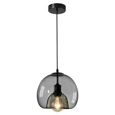 Amber Glass Pendant Light