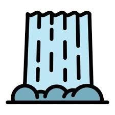 Waterfall Icon Vector Art Icons And