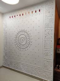 White Mirror Lippan Wall Art At Rs 1000