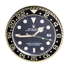 Rolex Submariner Blue Gold Wall Clock