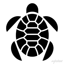 Turtle Marine Animal Icon Simple