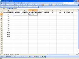 Microsoft Excel Spreadsheet With B2