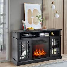 48 Inch Fireplace Tv Stand With 18 Inch