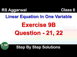 Class 6 Exercise 9b Question