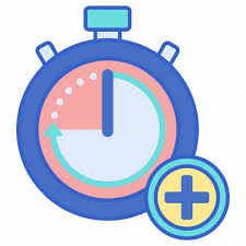 Extra Timer Time Icon On