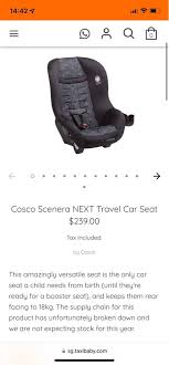 Cosco Scenera Next Car Seat Babies