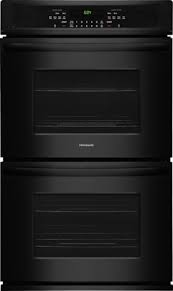 Double Electric Wall Oven Black