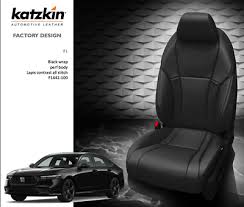 Katzkin Black Leather Seat Covers For
