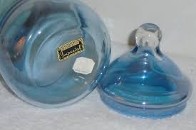 Imperial Blue Glass Apothecary Jars