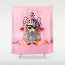 Furby Princess Shower Curtain By
