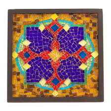 Colorful Glass Mosaic Art