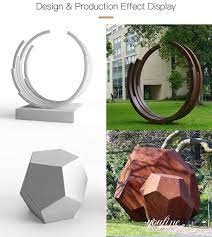 Modern Large Corten Steel Sculpture For