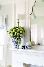 White Limestone Fireplace With Silver