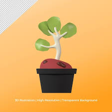 3d Plant Icon Object Good For Farm Design