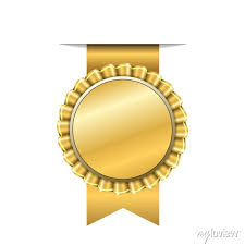 Award Ribbon Gold Icon Golden Medal