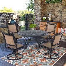 Metal Outdoor Dining Table Patio Table