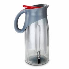 Glass Silver Nayasa Icon Water Jug For