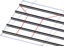 distribution of purlins brace rod