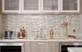 Tan Kitchen Cabinets With Frosted Glass