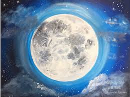 How To Paint A Moon Step By Step