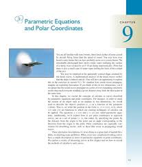 Parametric Equations And Polar Coordinates