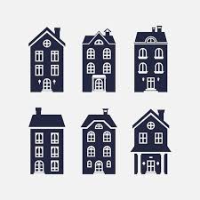 House Icon Set Vectors Ilrations