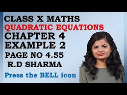Rd Sharma Chapter 4 Example 2 Class 10