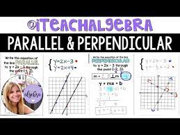 Algebra 1 Equations Of Parallel