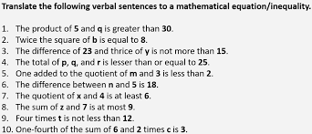 Mathematical Equation Inequality