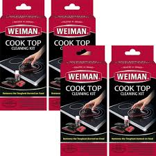 Weiman 2 Oz Glass Cook Top Cleaning Kit 4 Pack