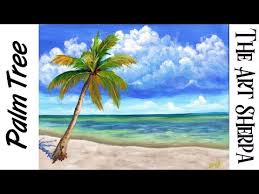 How To Paint A Realistic Palm Tree On