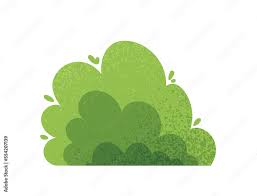 Diffe Bushes Icon Ecology And
