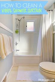 How To Clean A Vinyl Shower Curtain