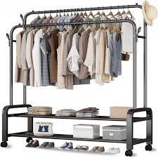 Buy Clothes Rack With Shoe Shelf Coat