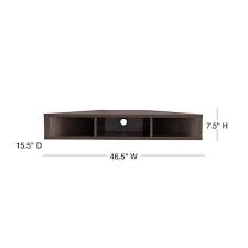 Particle Board Corner Floating Tv Stand