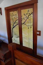 Custom Stained Glass French Door 33221
