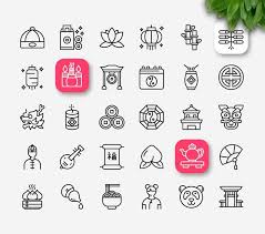 Outline Icons Design Template Icon