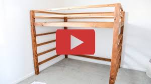 Diy Full Loft Bed How To Build