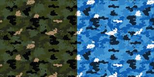 Seamless Camouflage Abstract Pattern